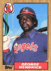 1987 Topps Baseball Cards      725     George Hendrick